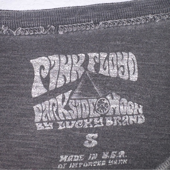 Pink Floyd Lucky Brand Vintage Wash Tee - Picture 5 of 10
